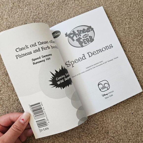 4/$20 Disney Phineas and Ferb - Speed Demons book - Picture 5 of 5